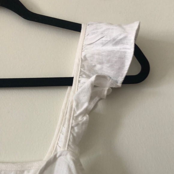 White Ruffled Top - Picture 4 of 6